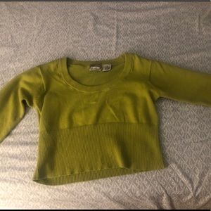 green cropped cami top - medium fits like a small